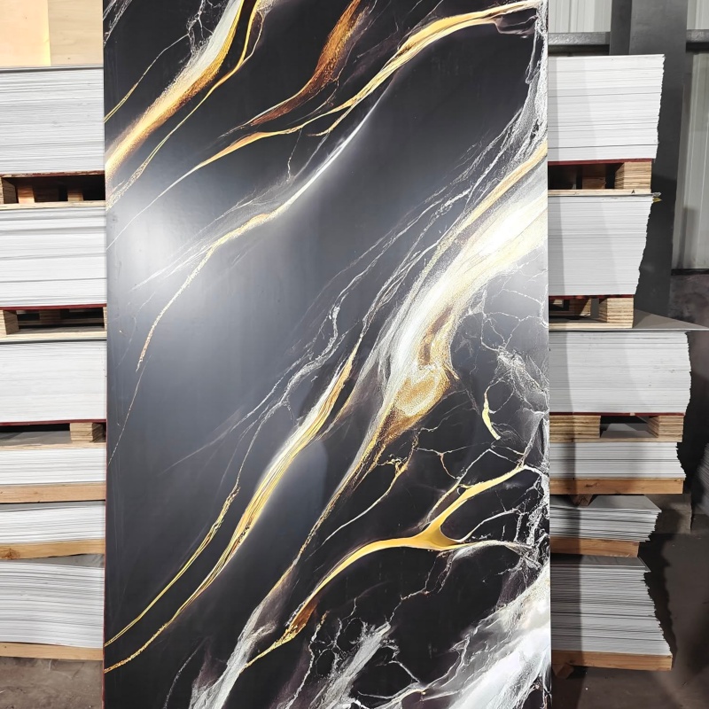4X8 Wholesale Price PVC Marble Sheet UV Board Wall Decoration Panel