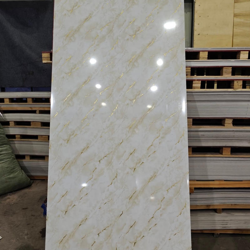 Easy Installation and DIY Home Projects Lightweight PVC Marble Sheets UV Marble Wall Panel
