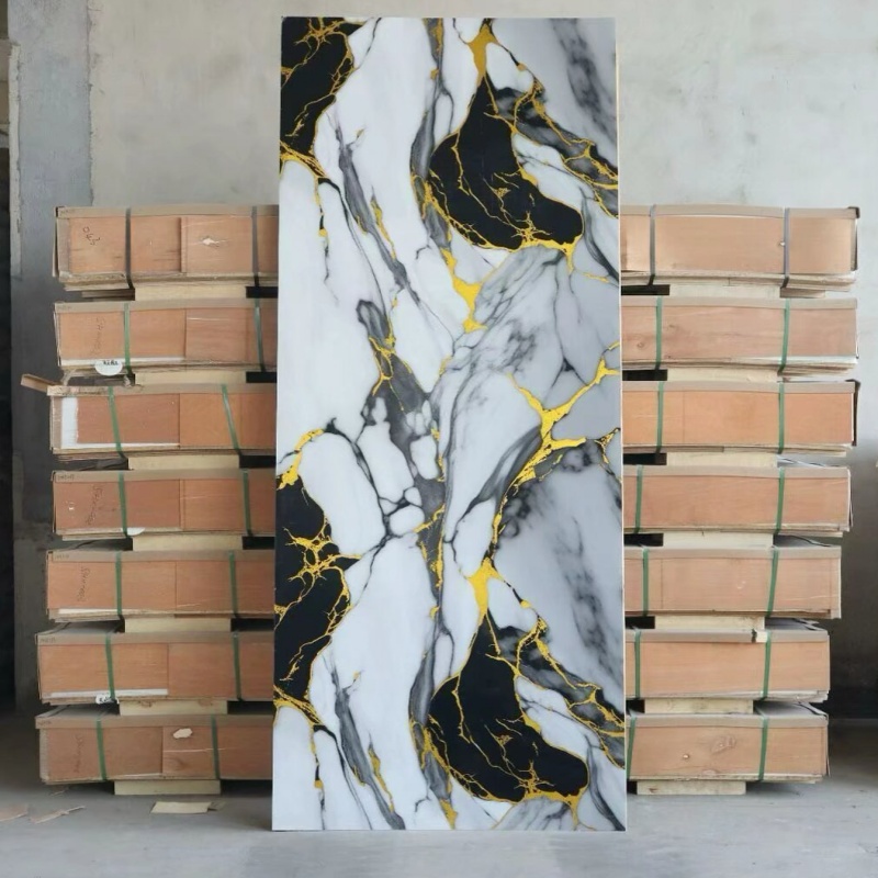 China Goods High Quality 1220*2440 UV/PVC Acrylic/Onyx Marble Decorative Wall Panel